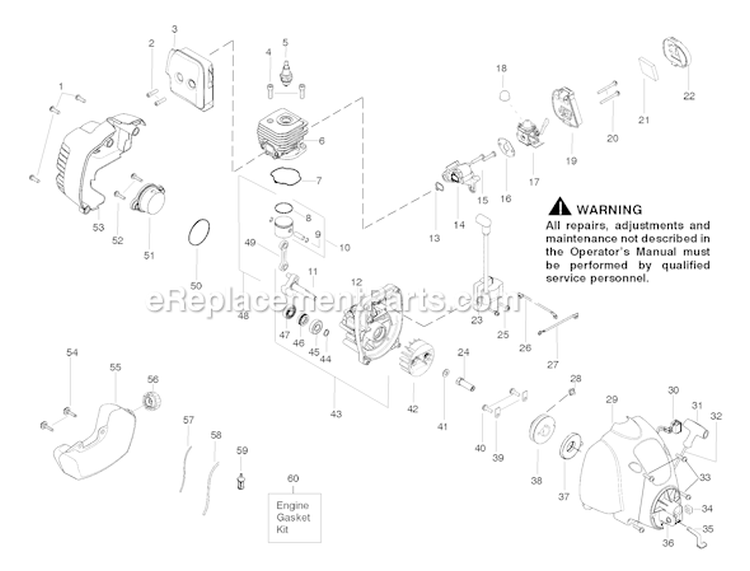 Page A Diagram and Parts List for FL23  Weed Eater Trimmer